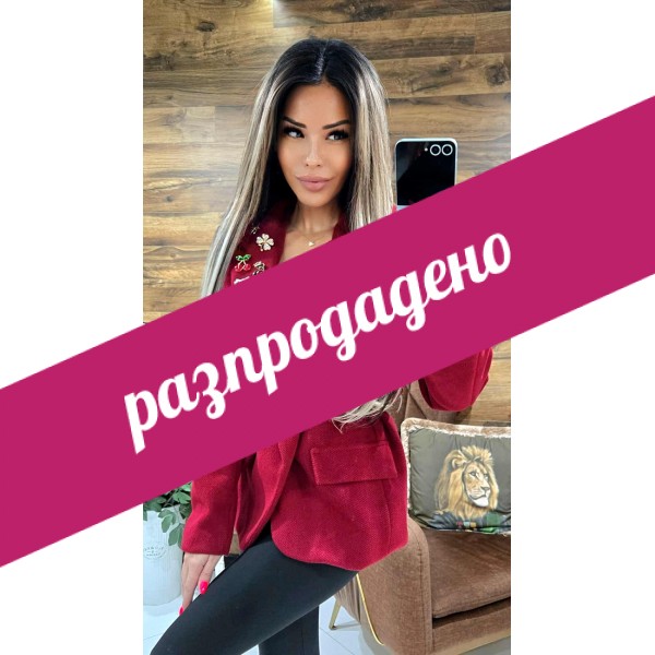 Сако Samantha в червено
